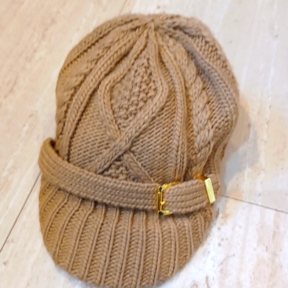 MICHAEL Michael Kors Accessories - MICHAEL Michael Kors Cable Knit Mini Visor Hat